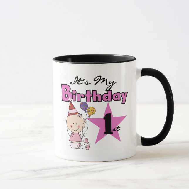 Girl It's My Birthday Tshirts and Gifts Tasse (Rechts)