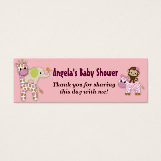 Girl Jungle Safari Baby Shower Gefallen Geschenkma