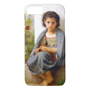 Girl Knitting, Bouguereau Case-Mate iPhone Hülle