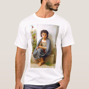 Girl Knitting, Bouguereau T-Shirt