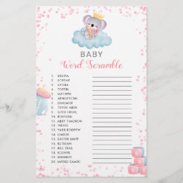 Girl Koala Bear Baby Word Scramble Showspiel