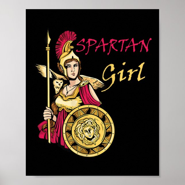 Girl Leonidas Sparta Warrior Gladia Poster (Vorne)