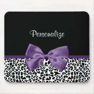 Girl Leopard drucken Hübsche Lila Multifunktionsle Mousepad