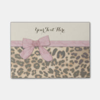 Girl Leopard Print Baby Pink Bow
