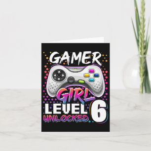 Girl Level 6 unverschlossenes Videospiel 6. Geburt Karte