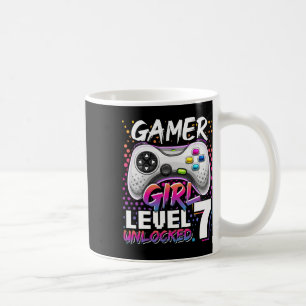 Girl Level 7 Unlock Video Game 7. Geburtstagsgesch Kaffeetasse