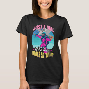 Girl-Lieben im Skydiver für einen Skydiver T-Shirt