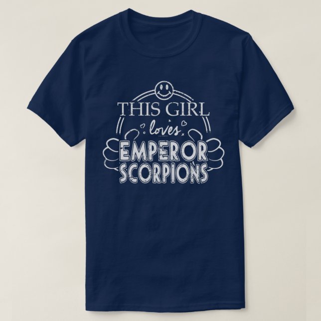 Girl Lieben Kaiser Skorpion Pet Skorpion T-Shirt (Design vorne)