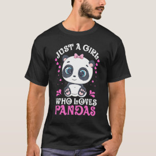 Girl Lieben Panda Bear Niedlich Panda Bear Classic T-Shirt
