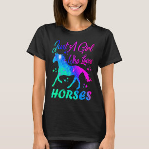 Girl-Lieben Wasserfarben T-Shirt