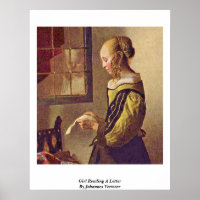 Girl liest einen Brief von Johannes Vermeer