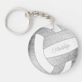 Girl-Light-Grausport-Geschenke Volleyball Schlüsselanhänger