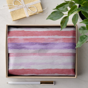 Girl Lila Blush Pink Rote Streifen Weihnachten Seidenpapier