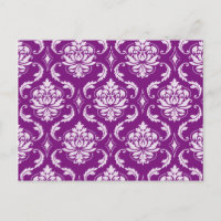 Girl Lila Damask Muster