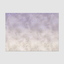 Girl Lila Gold Ombre Leopard Print Seidenpapier