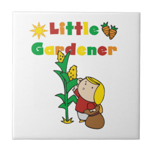 Girl Little Gardener Fliese