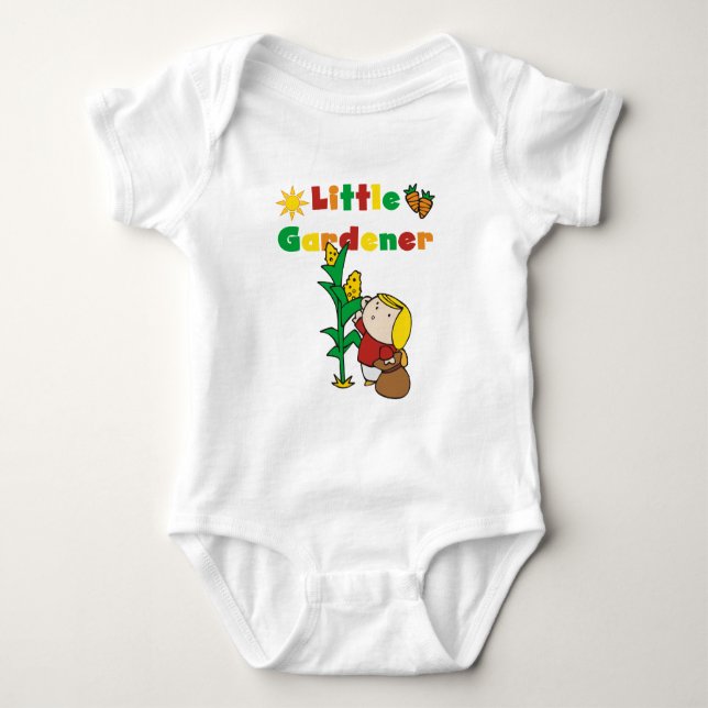 Girl Little Gardener T - Shirt und Geschenke (Vorderseite)
