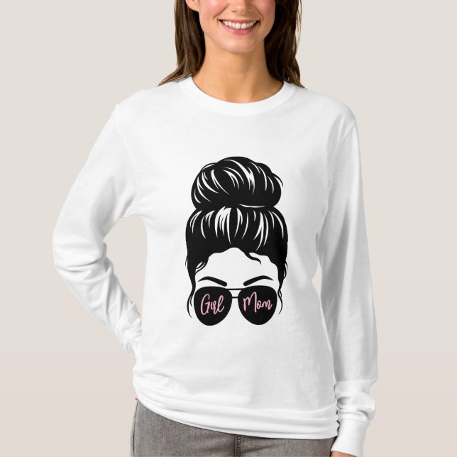 Girl Mama T - Shirt | Mama / Mami / Mamaa / Bestie (Vorderseite)