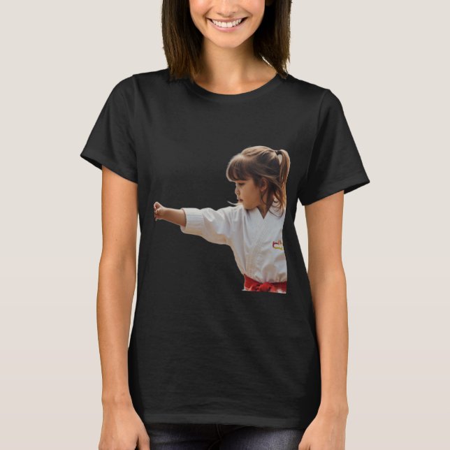 girl martial arts T-Shirt (Vorderseite)