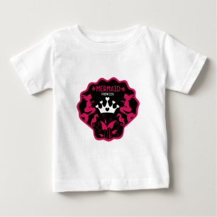 Girl Mermaid Princess Baby T-shirt