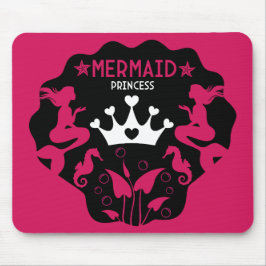 Girl Mermaid Princess Mousepad