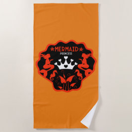 Girl Mermaid Princess Strandtuch