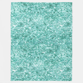 Girl Mint Glitzer Confetti Fleecedecke