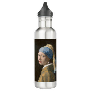 Girl mit Perl Earring-Johannes Vermeer Art Edelstahlflasche