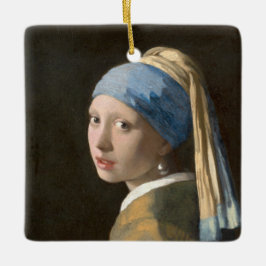 Girl mit Perl Earring-Johannes Vermeer Art Keramikornament