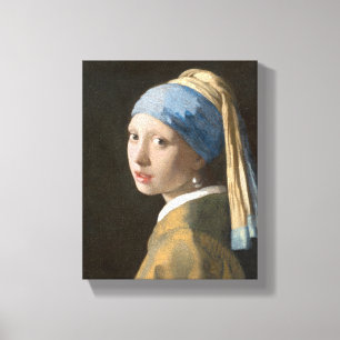 Girl mit Perl Earring-Johannes Vermeer Art Leinwanddruck