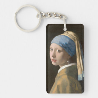 Girl mit Perl Earring-Johannes Vermeer Art Schlüsselanhänger