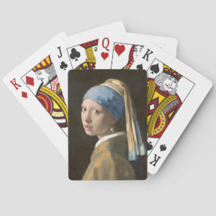 Girl mit Perl Earring-Johannes Vermeer Art Spielkarten