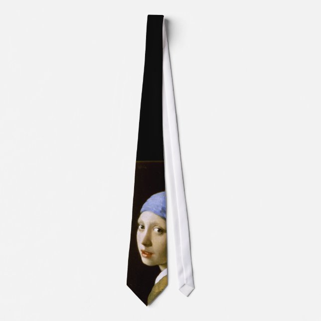 Girl mit Perlmutt Vermeer Fine Art Krawatte (Vorderseite)