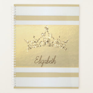 Girl Modern Gold Streifen, Goldkrone Planer