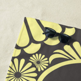 Girl Modern Minimalistisch Beach Handtuch