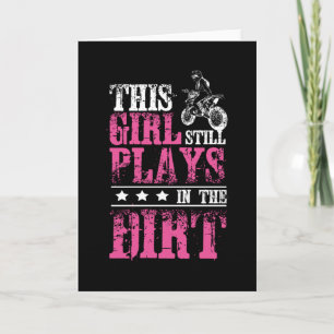 Girl Motocross Dirt Bike Karte