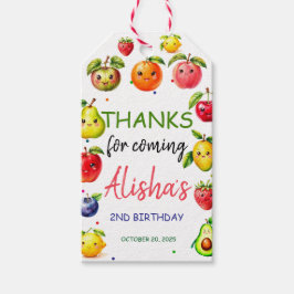 Girl Niedlich Fruit Geburtstag Geschenkanhänger