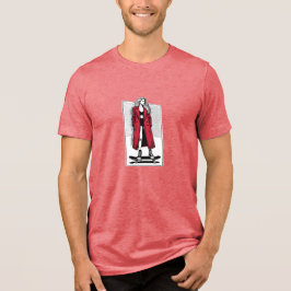 Girl on Skateboard Tri-Blend Shirt