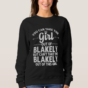 Girl Out Blakely Ga Georgia Funny Zuhause Roots U Sweatshirt