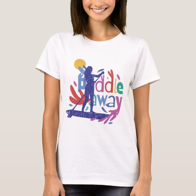 Girl Paddle Away T-Shirt (Vorderseite)
