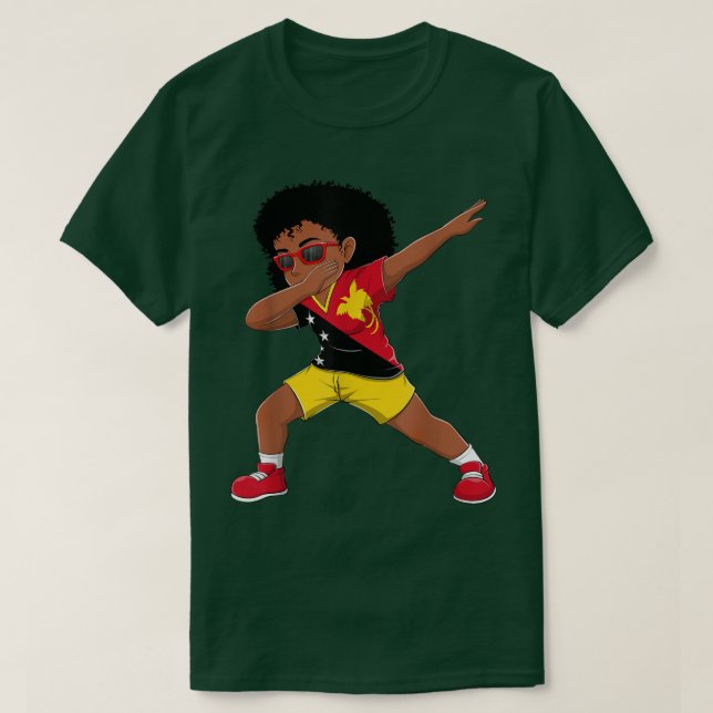 Girl Papua Neuguinea New Guinea Fl T-Shirt (Design vorne)