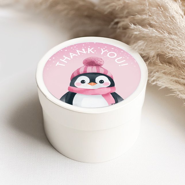 Girl Penguin Winter Gastgeschenk Stickers (Von Creator hochgeladen)
