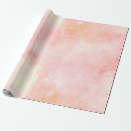 Girl Pink Blush Peach Geschenkpapier