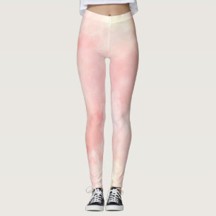 Girl Pink Blush Peach Leggings