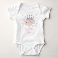 Girl Pink Blush Silver Princess Crown