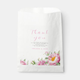 Girl Pink Floral Baby in Blütendusche Niedlich Geschenktütchen