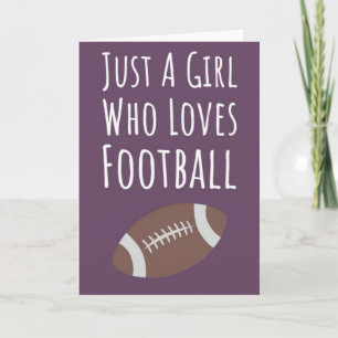 Girl-Pink-Fußball-Karten für Girls Niedliches Kind Karte