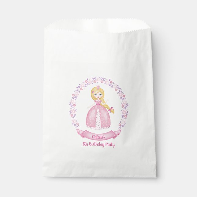 Girl Pink Gastgeschenk Bag Geschenktütchen (Vorderseite)
