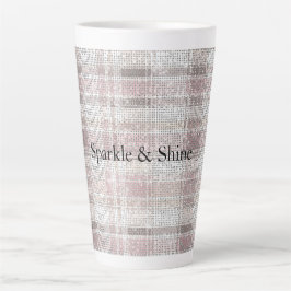 Girl Pink Kariert Stripes Sparkor Milchtasse