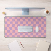 Girl Pink Lila Wavy Checkerboard Ästhetik